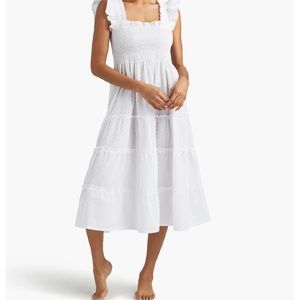 Hill House “Sheer White Swiss Dot” Nap Dress